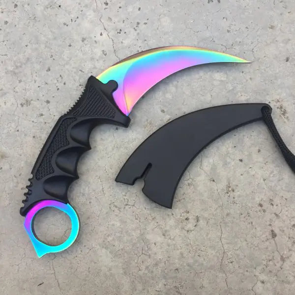 Cuchillo Karambit de juego real