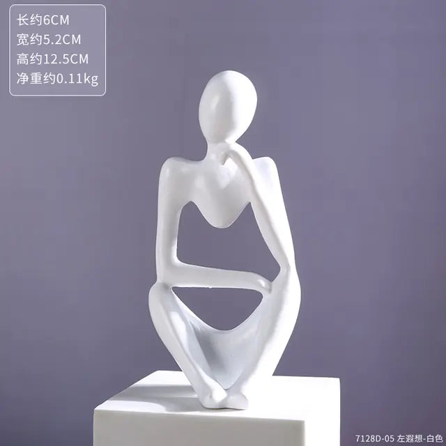 Estatuas de resina flotante taza de café arte escultura cocina hogar